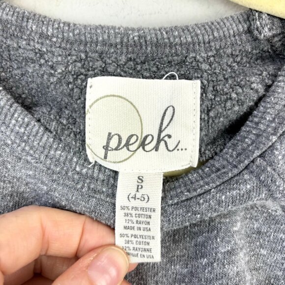 Peek Be Bright Sparkle Sweatshirt S 4-5 - Picture 2 of 6